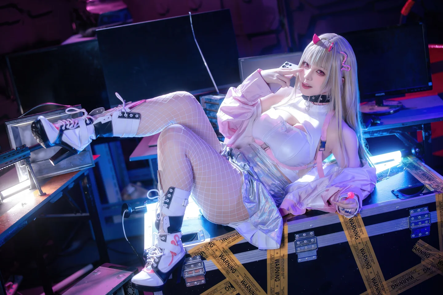 屿鱼 - No.073 胜利女神：妮姬 毒蛇 [86P-1.01GB] tg@simisebaisi 【丝足阁】019.webp